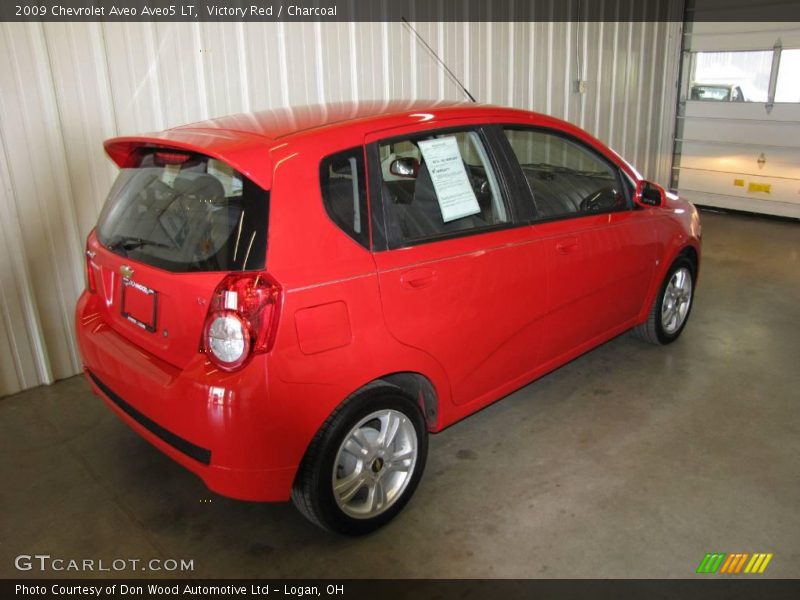 Victory Red / Charcoal 2009 Chevrolet Aveo Aveo5 LT