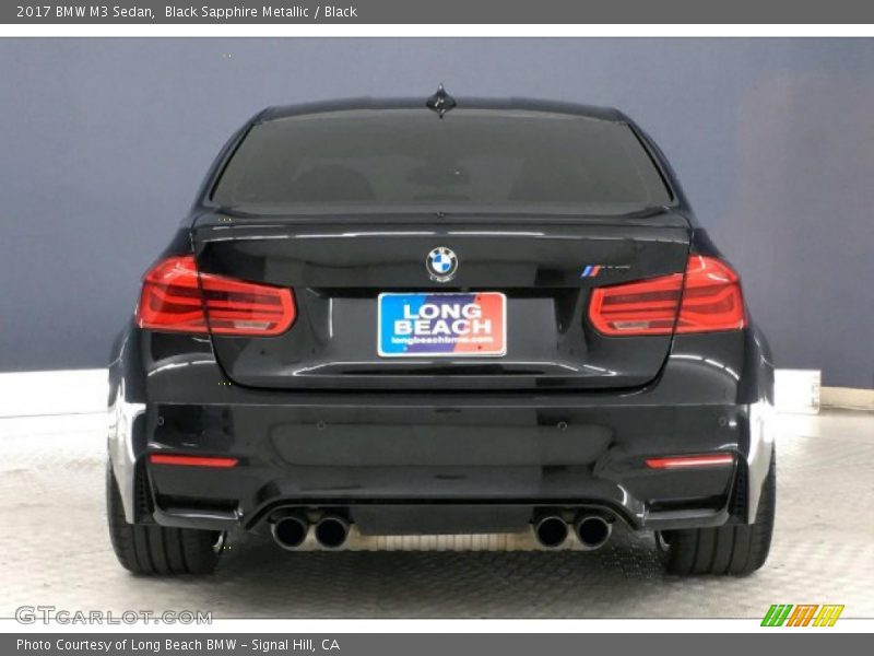 Black Sapphire Metallic / Black 2017 BMW M3 Sedan