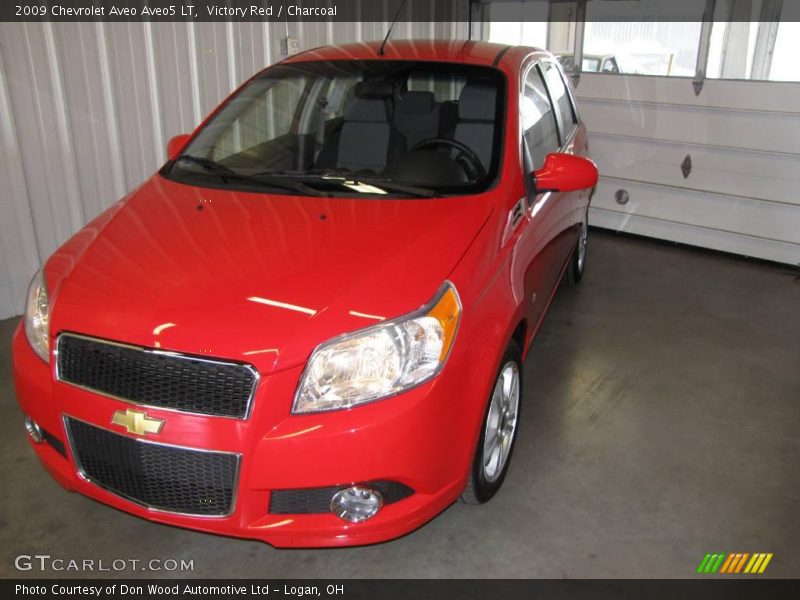 Victory Red / Charcoal 2009 Chevrolet Aveo Aveo5 LT