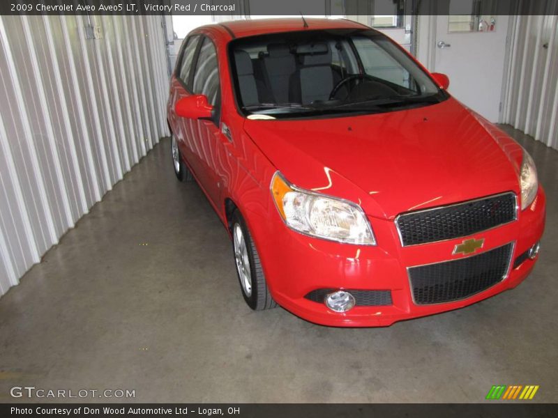 Victory Red / Charcoal 2009 Chevrolet Aveo Aveo5 LT