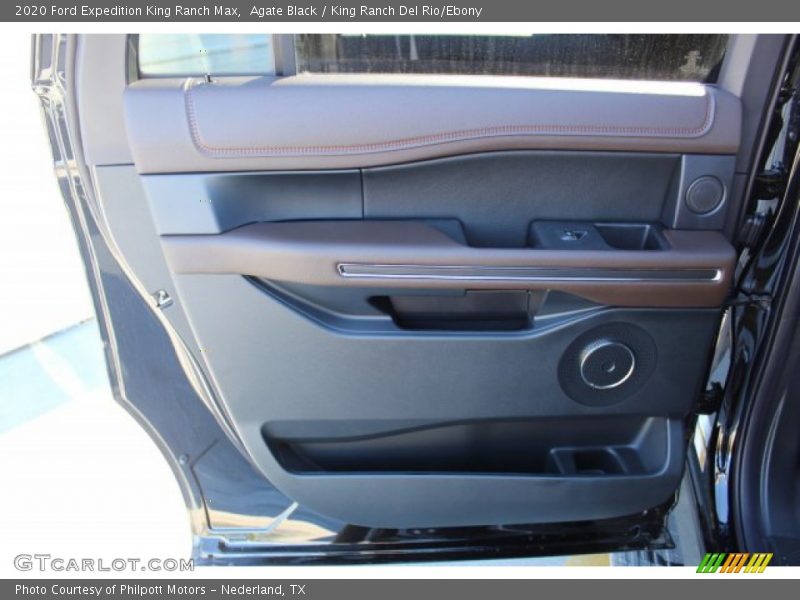 Agate Black / King Ranch Del Rio/Ebony 2020 Ford Expedition King Ranch Max