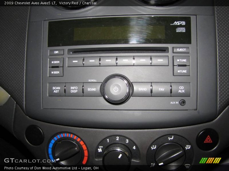 Victory Red / Charcoal 2009 Chevrolet Aveo Aveo5 LT