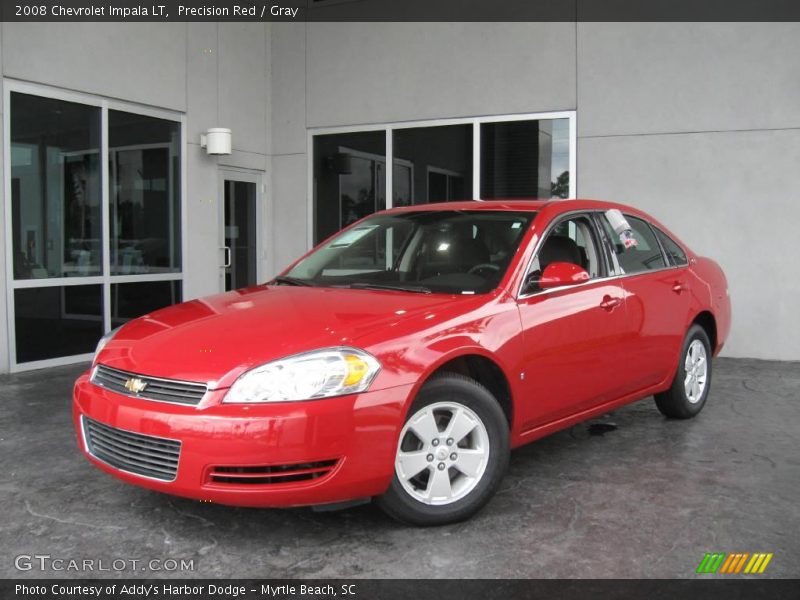 Precision Red / Gray 2008 Chevrolet Impala LT