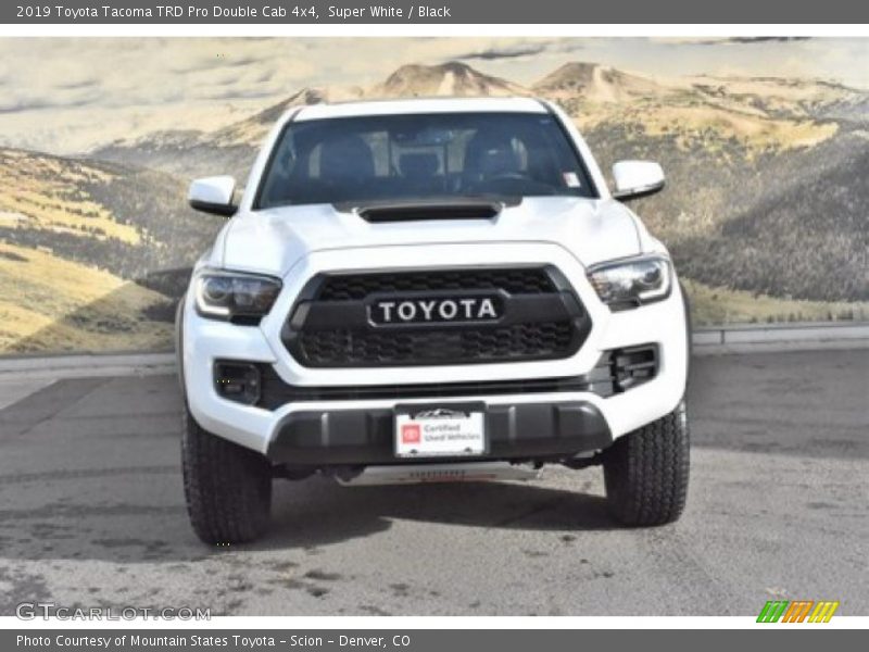 Super White / Black 2019 Toyota Tacoma TRD Pro Double Cab 4x4