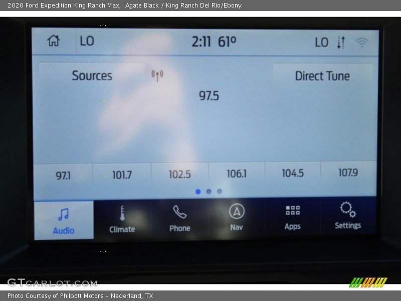 Agate Black / King Ranch Del Rio/Ebony 2020 Ford Expedition King Ranch Max