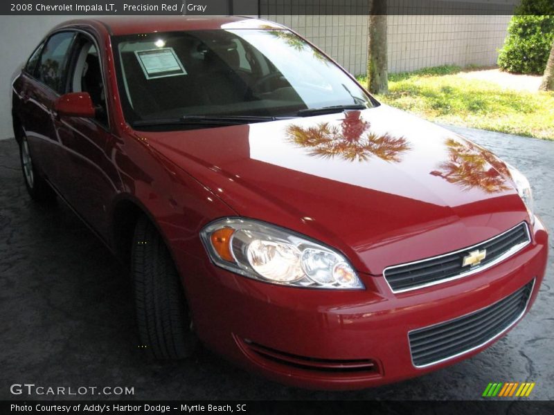 Precision Red / Gray 2008 Chevrolet Impala LT
