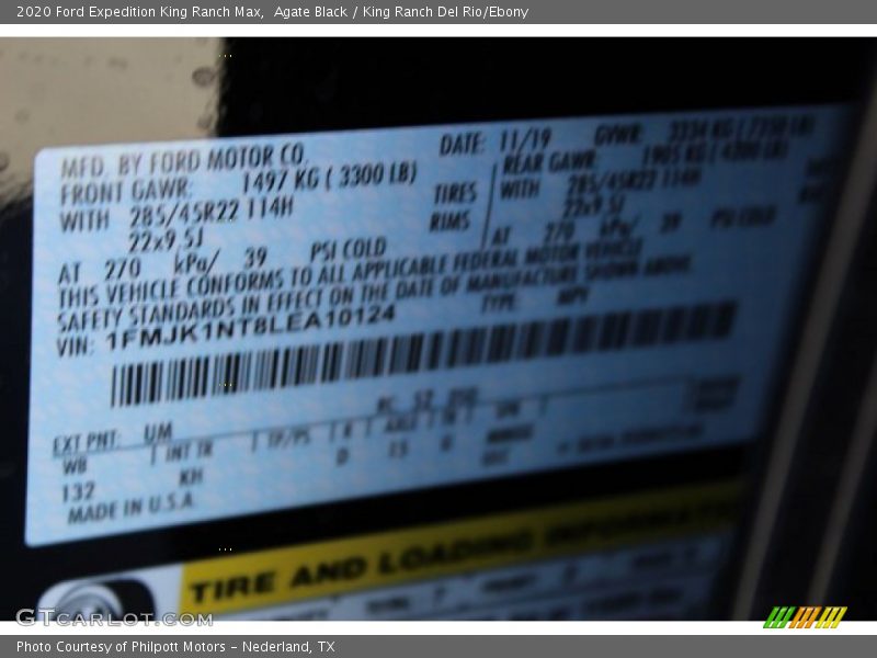 Agate Black / King Ranch Del Rio/Ebony 2020 Ford Expedition King Ranch Max