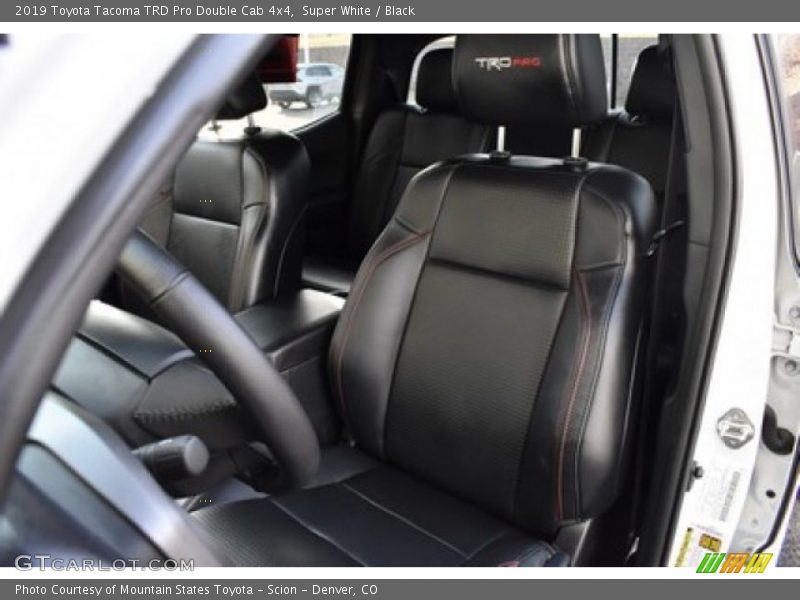 Front Seat of 2019 Tacoma TRD Pro Double Cab 4x4