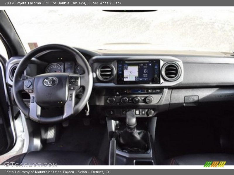 Dashboard of 2019 Tacoma TRD Pro Double Cab 4x4