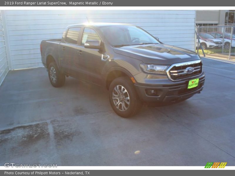 Magnetic Metallic / Ebony 2019 Ford Ranger Lariat SuperCrew