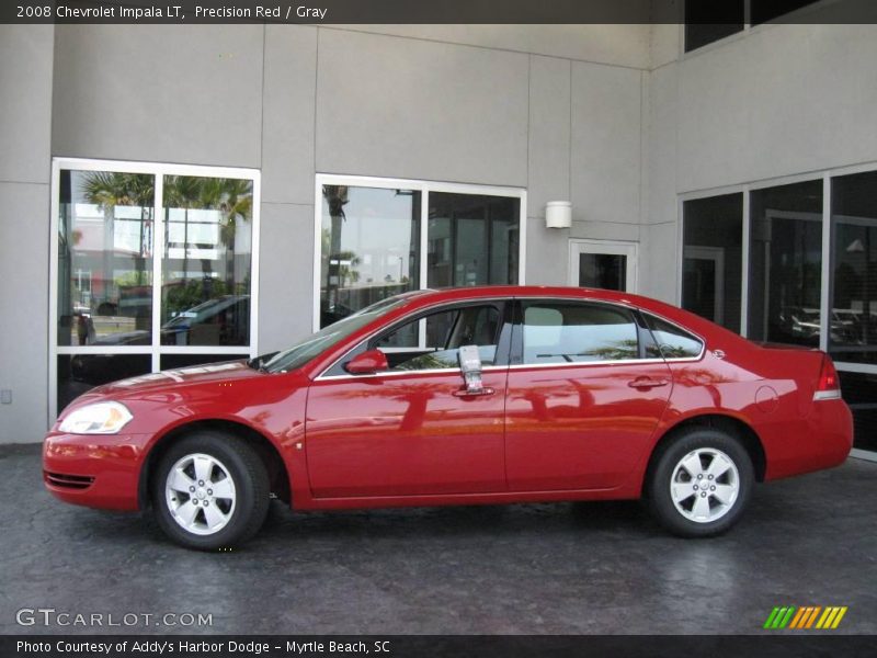 Precision Red / Gray 2008 Chevrolet Impala LT