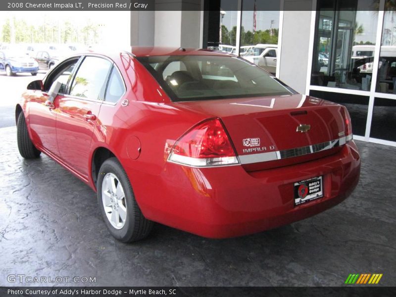 Precision Red / Gray 2008 Chevrolet Impala LT