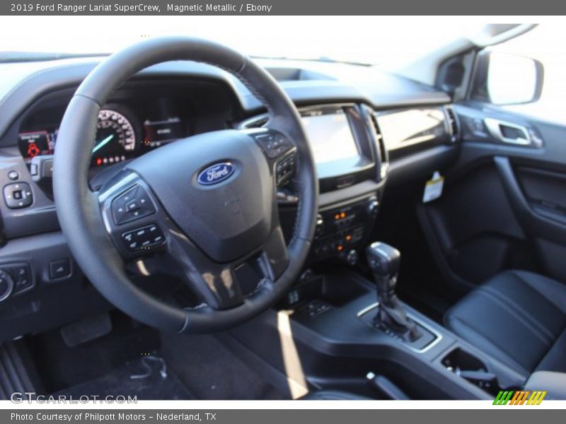 Magnetic Metallic / Ebony 2019 Ford Ranger Lariat SuperCrew