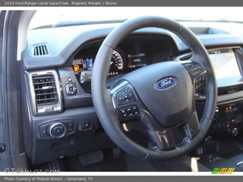 Magnetic Metallic / Ebony 2019 Ford Ranger Lariat SuperCrew