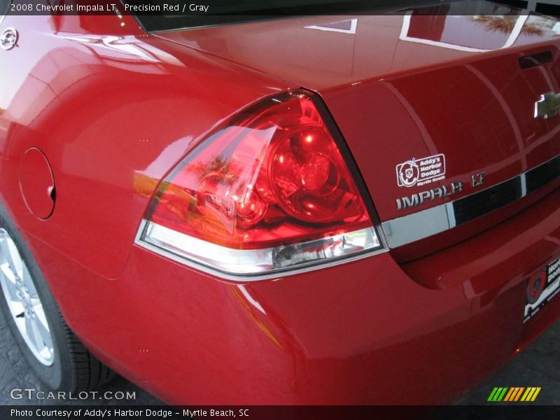 Precision Red / Gray 2008 Chevrolet Impala LT