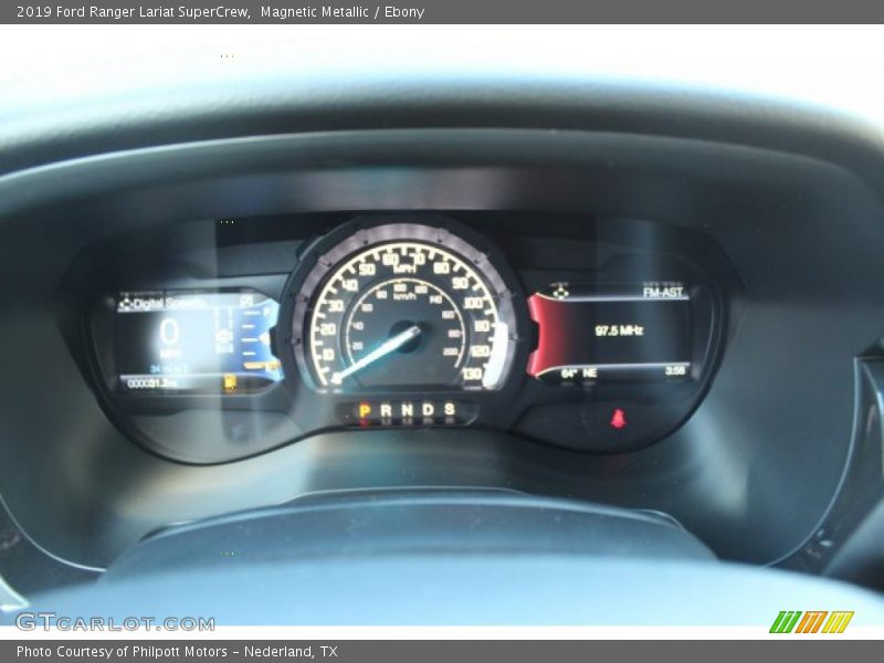 Magnetic Metallic / Ebony 2019 Ford Ranger Lariat SuperCrew