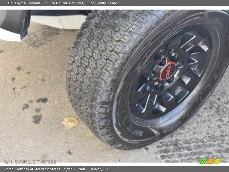 Super White / Black 2019 Toyota Tacoma TRD Pro Double Cab 4x4