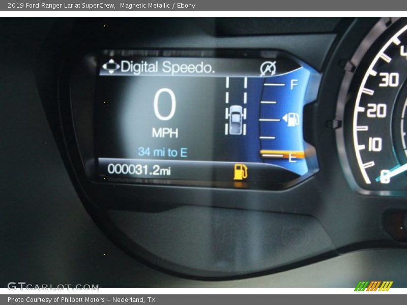 Magnetic Metallic / Ebony 2019 Ford Ranger Lariat SuperCrew