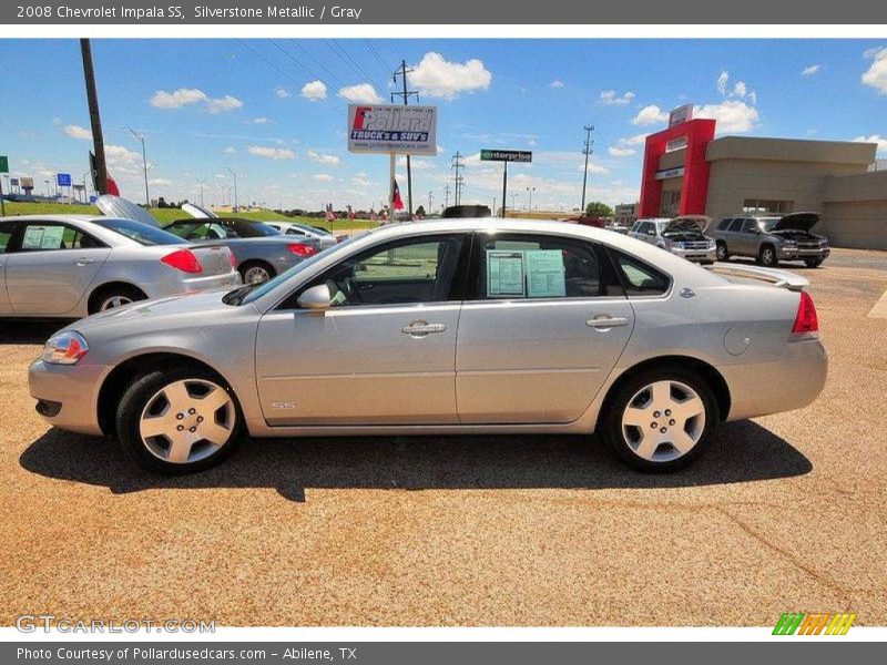 Silverstone Metallic / Gray 2008 Chevrolet Impala SS