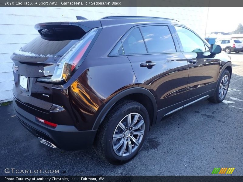 Garnet Metallic / Sedona/Jet Black 2020 Cadillac XT4 Sport AWD