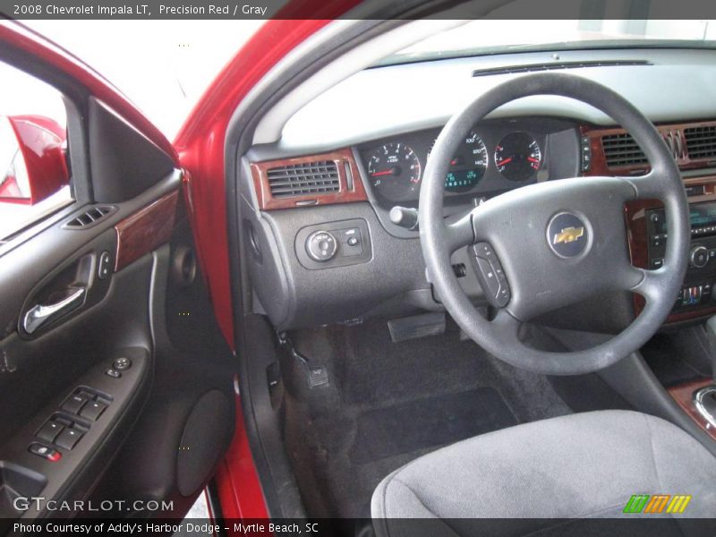 Precision Red / Gray 2008 Chevrolet Impala LT