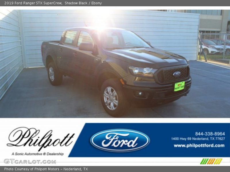 Shadow Black / Ebony 2019 Ford Ranger STX SuperCrew