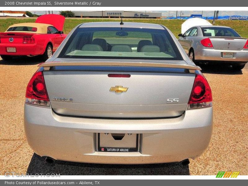 Silverstone Metallic / Gray 2008 Chevrolet Impala SS