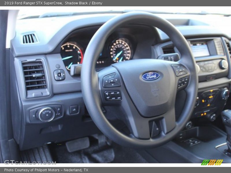 Shadow Black / Ebony 2019 Ford Ranger STX SuperCrew