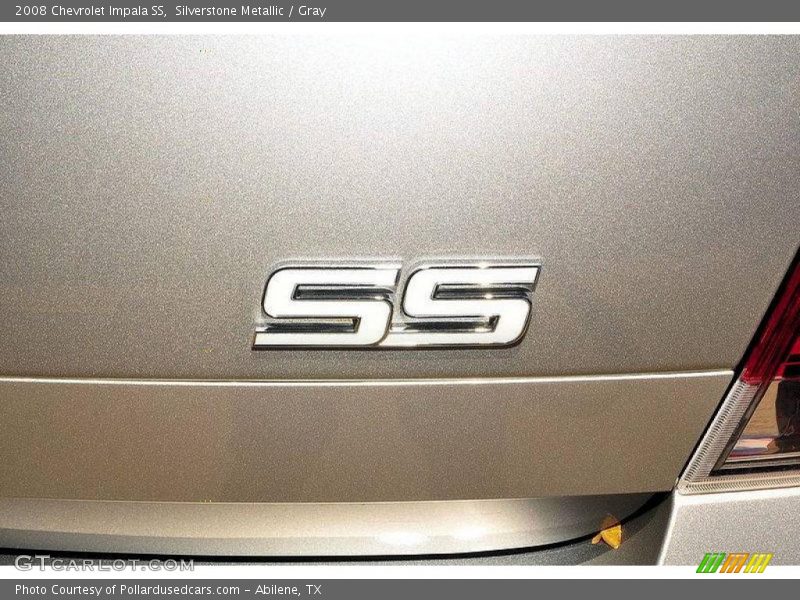 Silverstone Metallic / Gray 2008 Chevrolet Impala SS
