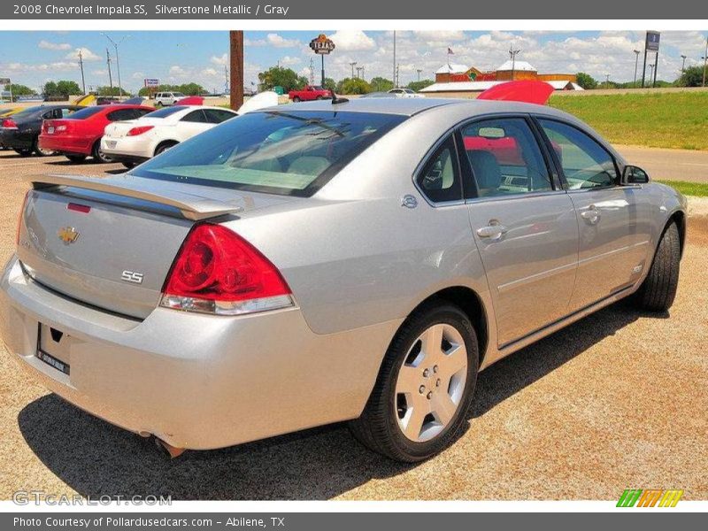 Silverstone Metallic / Gray 2008 Chevrolet Impala SS
