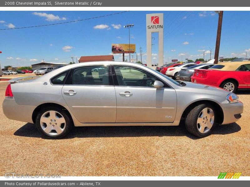 Silverstone Metallic / Gray 2008 Chevrolet Impala SS