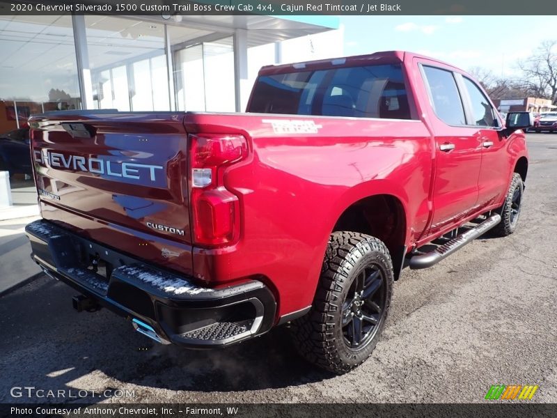 Cajun Red Tintcoat / Jet Black 2020 Chevrolet Silverado 1500 Custom Trail Boss Crew Cab 4x4