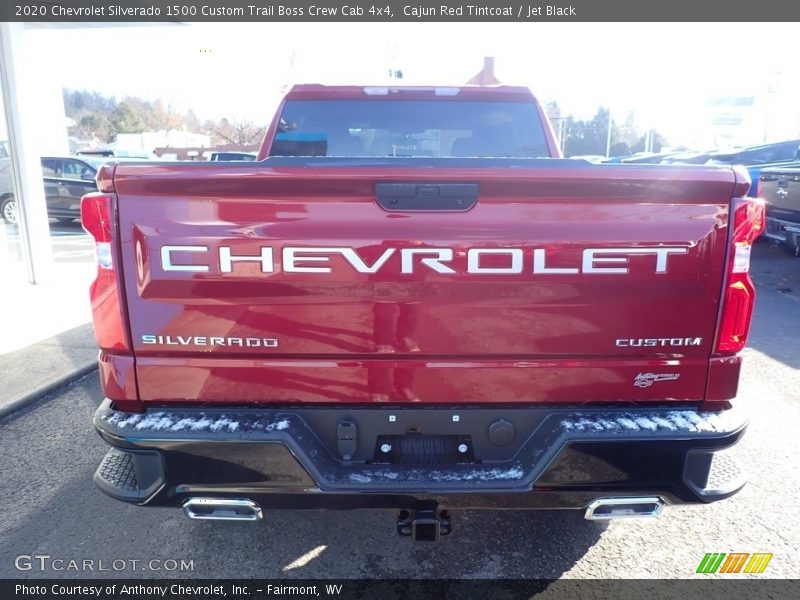 Cajun Red Tintcoat / Jet Black 2020 Chevrolet Silverado 1500 Custom Trail Boss Crew Cab 4x4