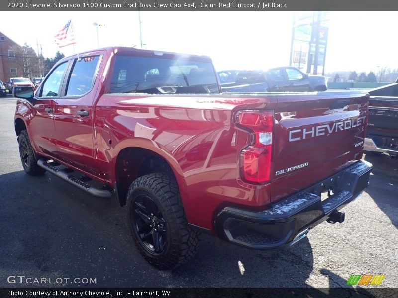 Cajun Red Tintcoat / Jet Black 2020 Chevrolet Silverado 1500 Custom Trail Boss Crew Cab 4x4