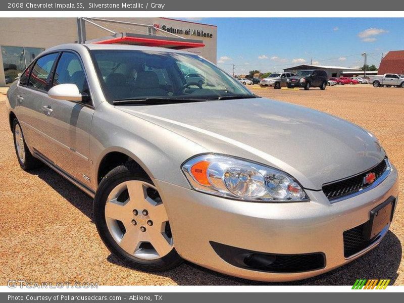 Silverstone Metallic / Gray 2008 Chevrolet Impala SS