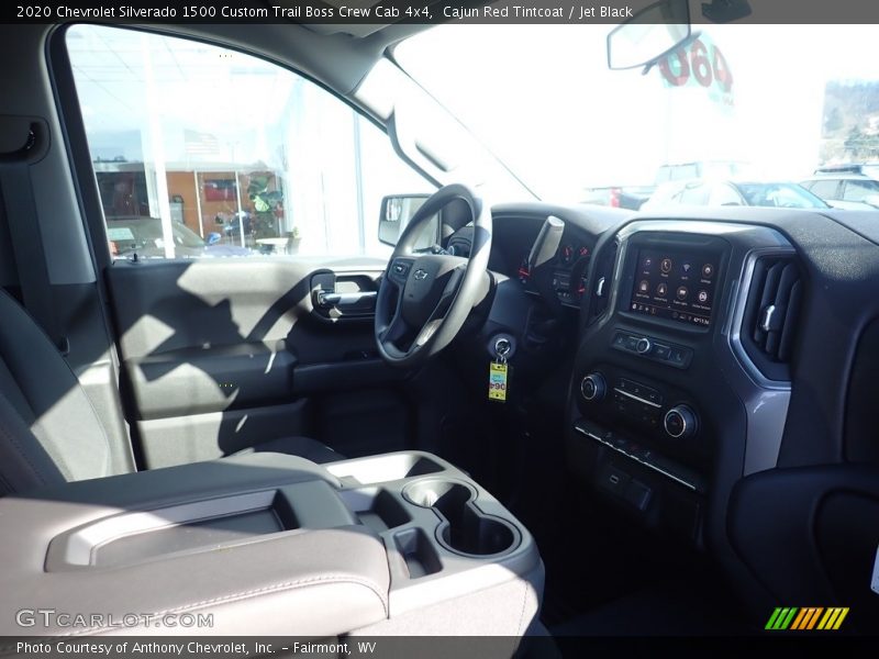 Cajun Red Tintcoat / Jet Black 2020 Chevrolet Silverado 1500 Custom Trail Boss Crew Cab 4x4