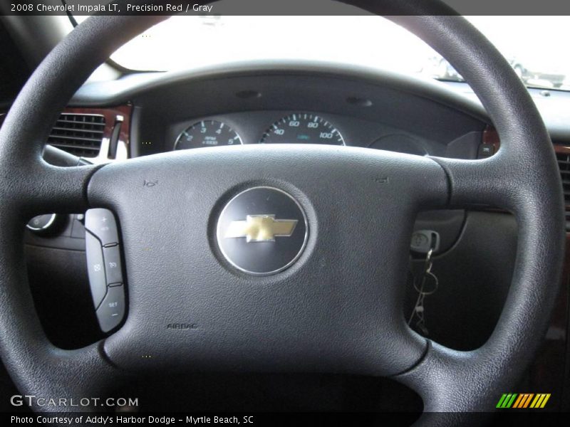 Precision Red / Gray 2008 Chevrolet Impala LT