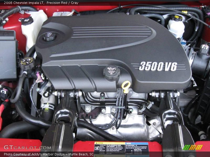 Precision Red / Gray 2008 Chevrolet Impala LT