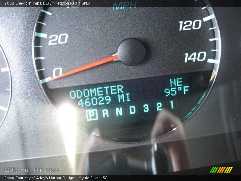 Precision Red / Gray 2008 Chevrolet Impala LT