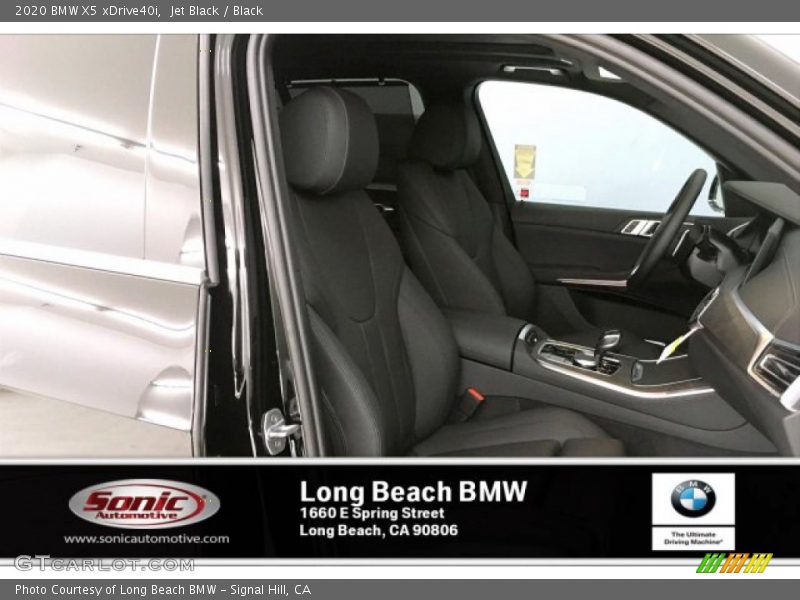 Jet Black / Black 2020 BMW X5 xDrive40i