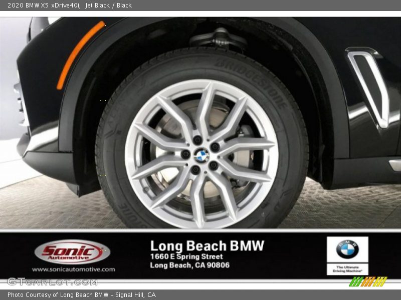 Jet Black / Black 2020 BMW X5 xDrive40i