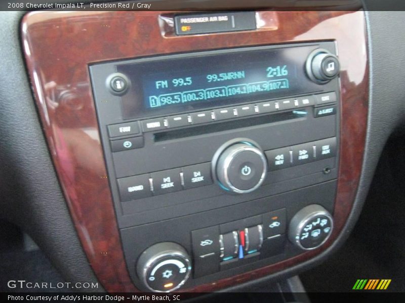 Precision Red / Gray 2008 Chevrolet Impala LT