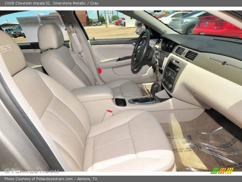 Silverstone Metallic / Gray 2008 Chevrolet Impala SS