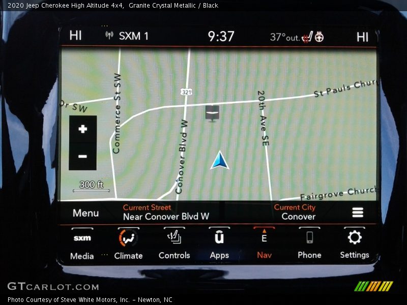 Navigation of 2020 Cherokee High Altitude 4x4