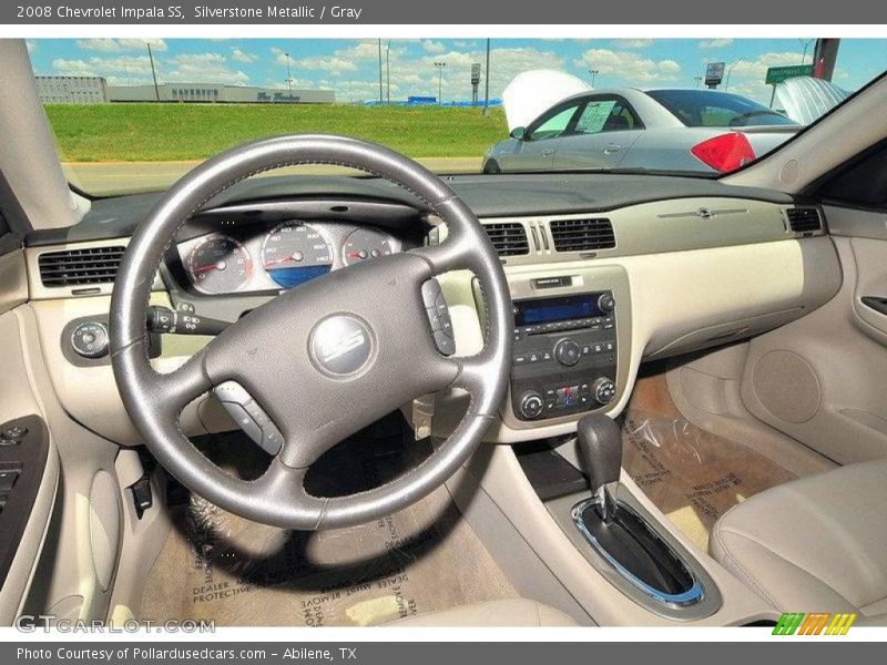 Silverstone Metallic / Gray 2008 Chevrolet Impala SS