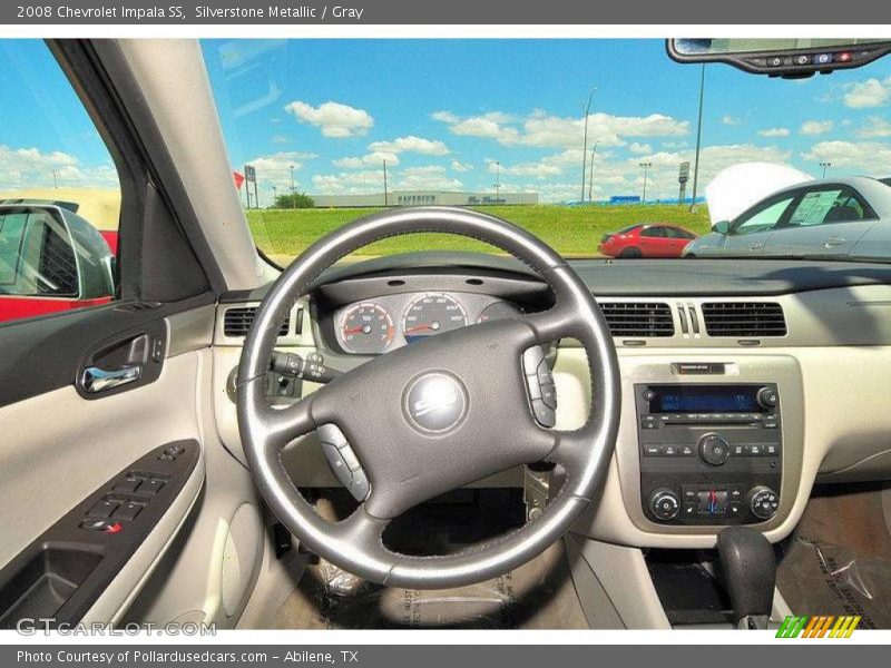 Silverstone Metallic / Gray 2008 Chevrolet Impala SS
