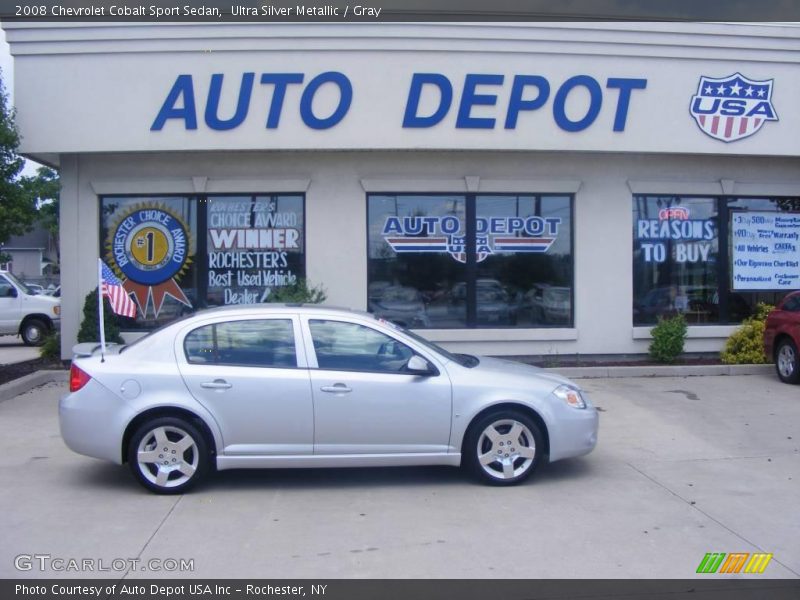 Ultra Silver Metallic / Gray 2008 Chevrolet Cobalt Sport Sedan