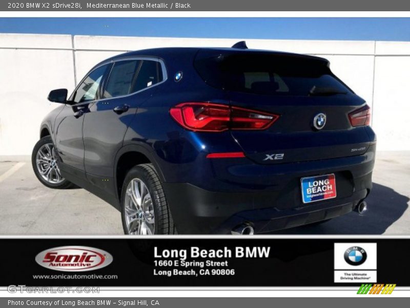 Mediterranean Blue Metallic / Black 2020 BMW X2 sDrive28i