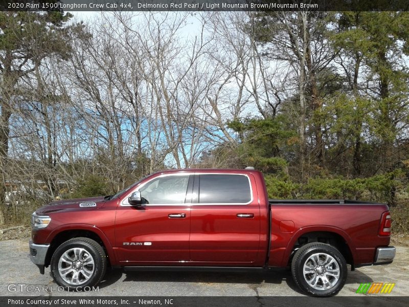 Delmonico Red Pearl / Light Mountain Brown/Mountain Brown 2020 Ram 1500 Longhorn Crew Cab 4x4
