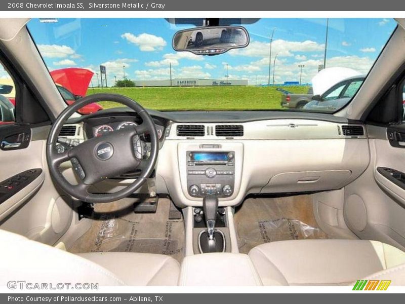 Silverstone Metallic / Gray 2008 Chevrolet Impala SS